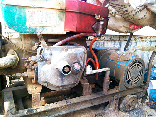 民丰单杠柴油机发电机出租